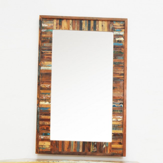 Reclaimed Wood Wall Mirror Frame