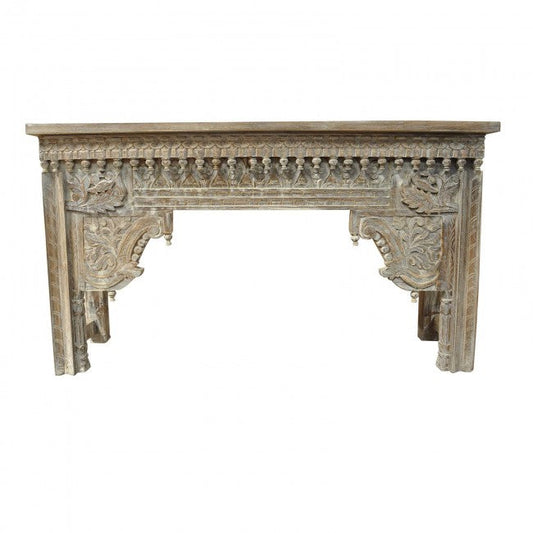 Antique Hand Carved Hall Table