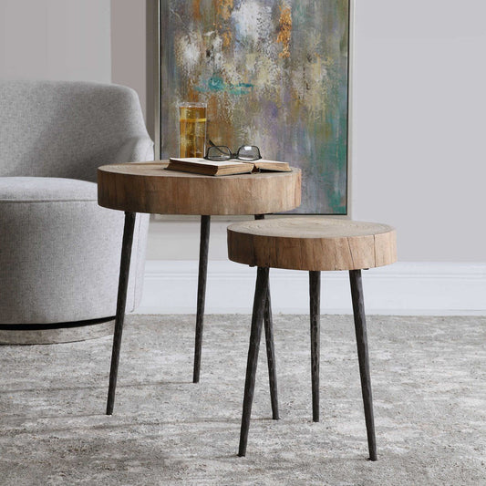 Bucari Industrial Nesting Table -Set of 2