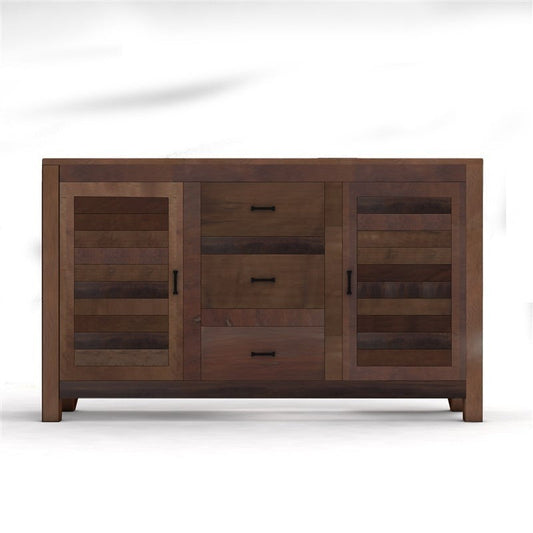 Nirvana Chocolate Timber Wood Storage Sideboards & Cabinets