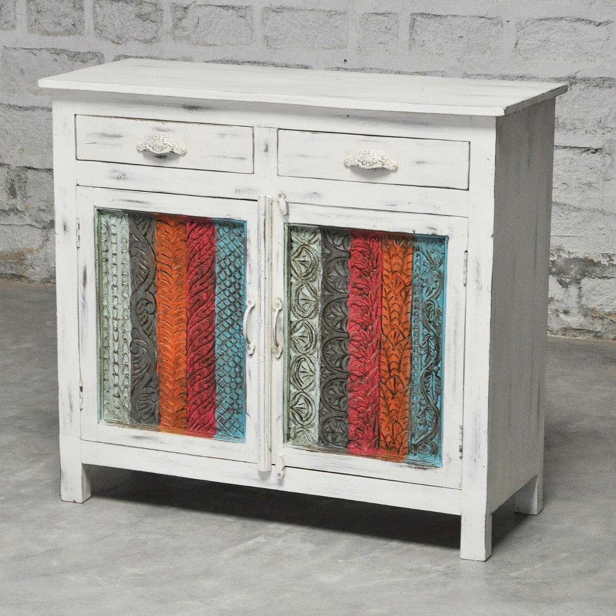 Rainbow Carved Wooden Sideboards & Cabinets