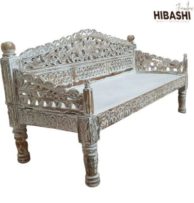 SILAW Hand Carved Daybed