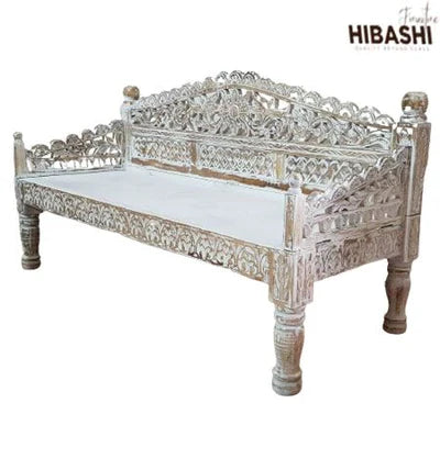 SILAW Hand Carved Daybed