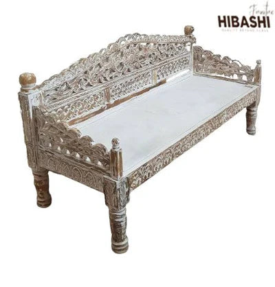 SILAW Hand Carved Daybed